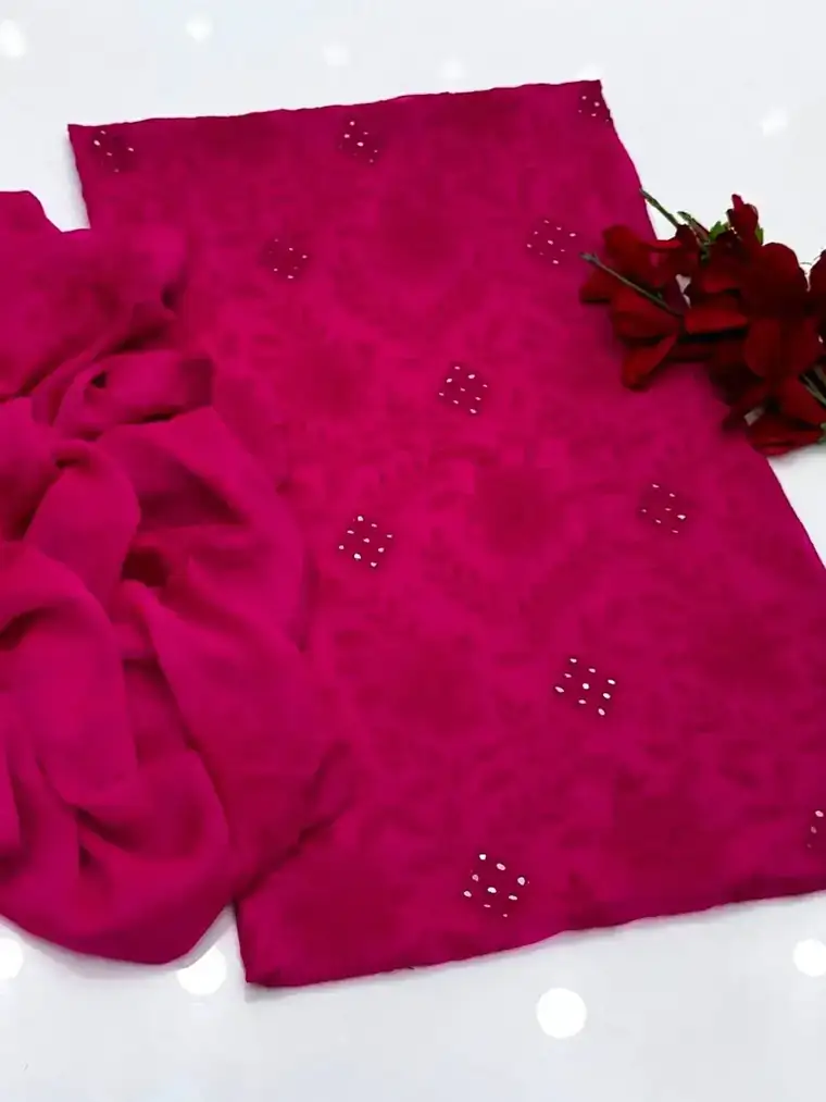 Handcrafted Sippi Mirror Chiffon