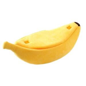 Banana Cozy Cat Bed House