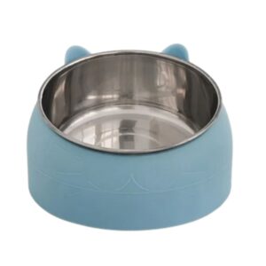 Inclined Stainless Steel Cat Feeding Bowl